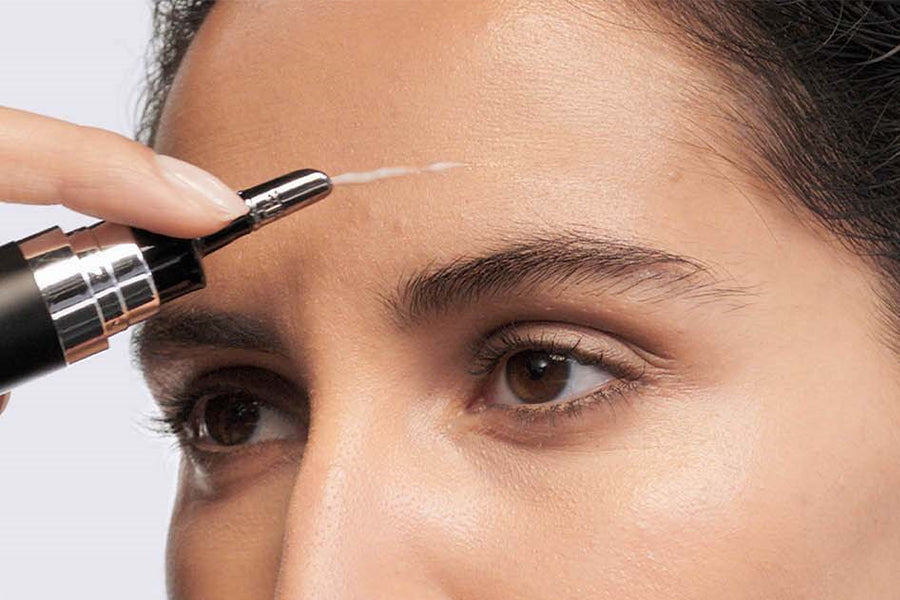 The lion's wrinkle is located on the forehead, between the eyebrows