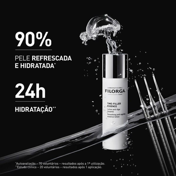 Resultados de estudos clínicos e eficácia de Time Filler Essence