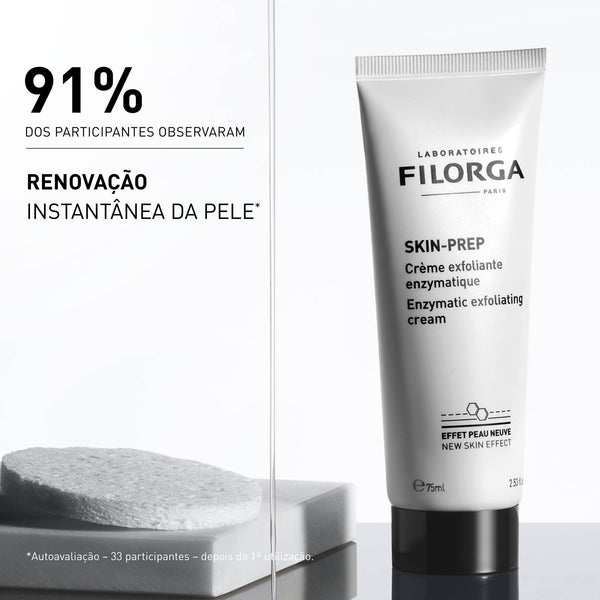 Resultados de estudos clínicos e eficácia de Skin Prep Enzymatic Exfoliating Cream