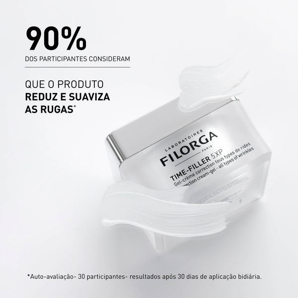 Resultados de estudos clínicos e eficácia de Time Filler Gel Cream